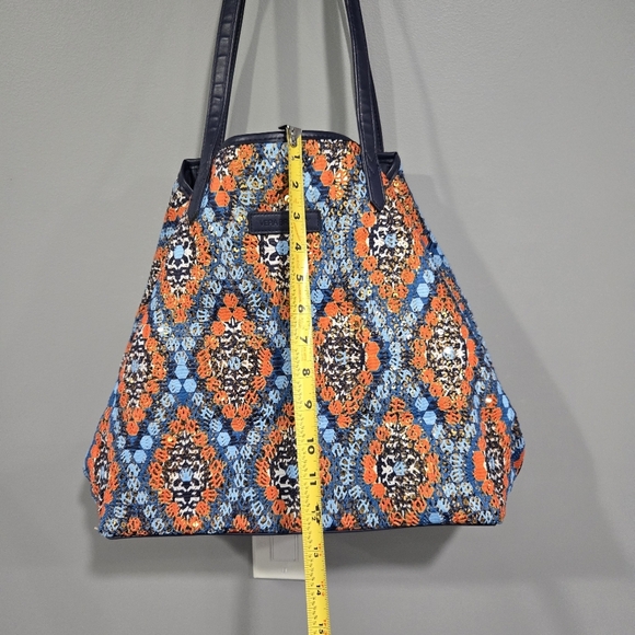 🐢 Vera Bradley Summer Sparkle Marrakesh Beads Tote Bag Convertable Tote - Picture 4 of 14